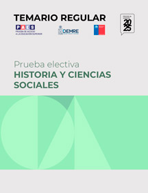 Temario de la PAES Regular obligatoria de Historia y Ciencias Sociales